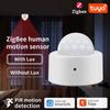 Tuya ZigBee PIR Rörelsesensor Infraröd Människokroppsdetektor med APP Fjärrkontroll Larm för Hemsäkerhet Fungerar med Alexa Smart Life