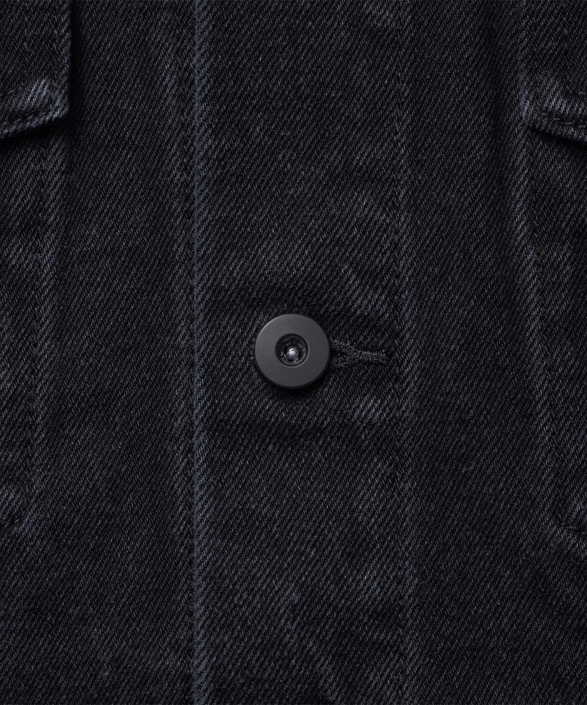 Musinsa Standard Relaxed Denim Trucker Jacket [Washed Black]