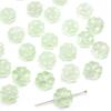 20pcs/Bag 10mm Glass Flower Beads Charm Spacer Beads For Earring Necklace DIY Jewelry Making
