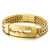 Hip Hop Men's Cool Bracelet High Quality Stainless Steel Charm 11mm Wide Bracelets Jewelry