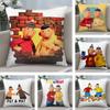 Cartoon P-Pat & Mat Pillow Case Short Plush Pillow Covers Sofa Decorative Gift Home Double-sided Printing Cushion Cover