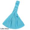 Women Solid    Turban  Stretch Bandanas  Wide Hairband Yoga  Head Wrap Elastic Headband