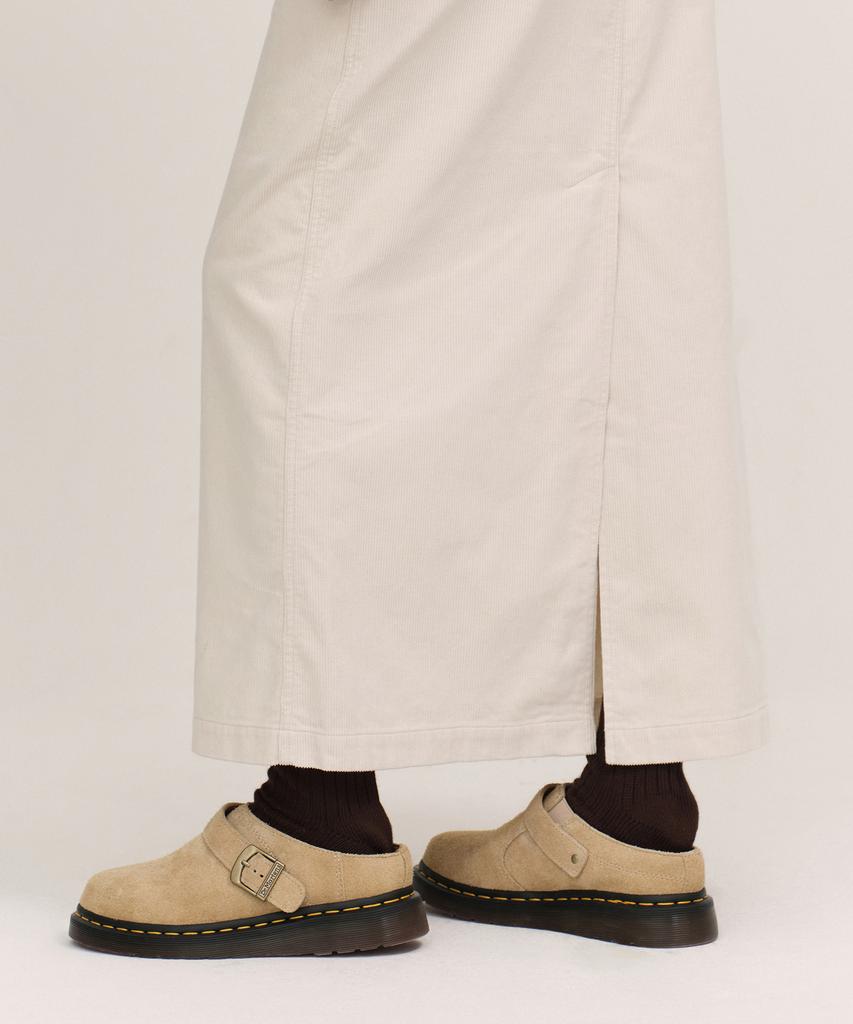 Musinsa Standard Woman 11W Corduroy Maxi Skirt [Cream]
