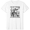 Funny Ive Got Friends Fashion Casual Tops Humor Dog Vintage T Shirts Classic Tops Adult Humor Tshirt Mens Tshirts