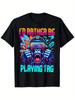 Funny Gamer Vintage Bruh I'd Rather Be Playing Tag Men Women T-Shirt for Boys Fa