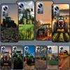 Landwirtschaftliche Maschinen Mähdrescher Handyhülle Für Xiaomi Poco X7 X6 M8 M7 M6 M4 M3 X4 Pro F7 Ultra M5S Mi 14 14T 15 15T 12T 10T Pro 12S 1