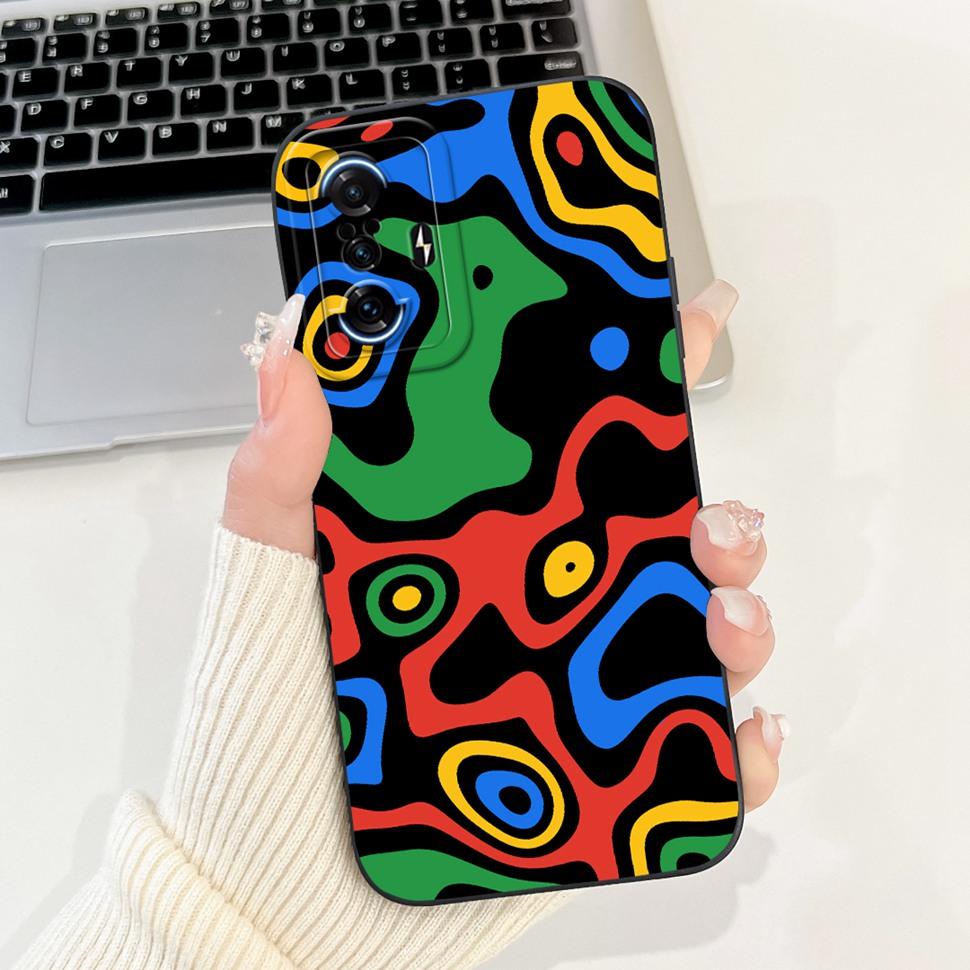 Phone Case For Xiaomi Redmi K40 Gaming Case Luxury Painting Cover For Redmi K 40 K40 Gaming Silicone Soft Shockproof Back Cover