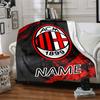 Custom Name Bochum Football Crest Blanket for Couch & Bed, Plush Cozy Fuzzy Blanket Super Soft & Warm Blankets for Fall and Winter. 0908232
