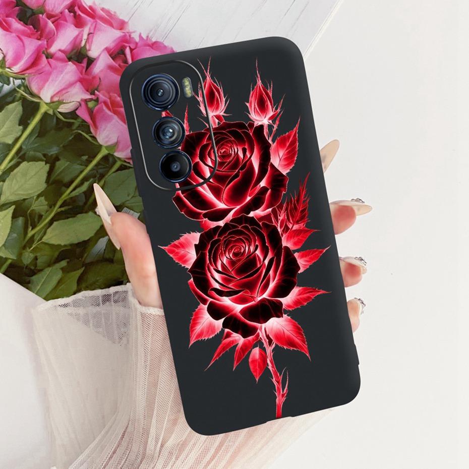 Cute Printing Phone Case For Motorola Edge 30 30Pro 30Neo Soft Black Silicone TPU Cases For MOTO Edge30 Pro Neo Covers Bumpers