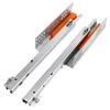 1Pair/ Lot Rebound Press Push To Open Under Mount Furniture Kitchen Bath Drawer Slide Rail Runner DTC Brand 25KG