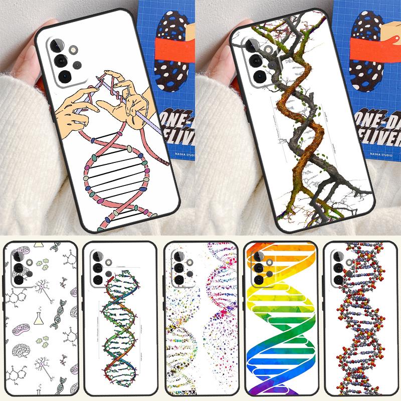 Wissenschaft DNA Chemie Für Samsung Galaxy A22 A32 A52 A54 A34 A14 A55 A35 A15 A53 A33 A13 A05 A06 A16 Handyhülle