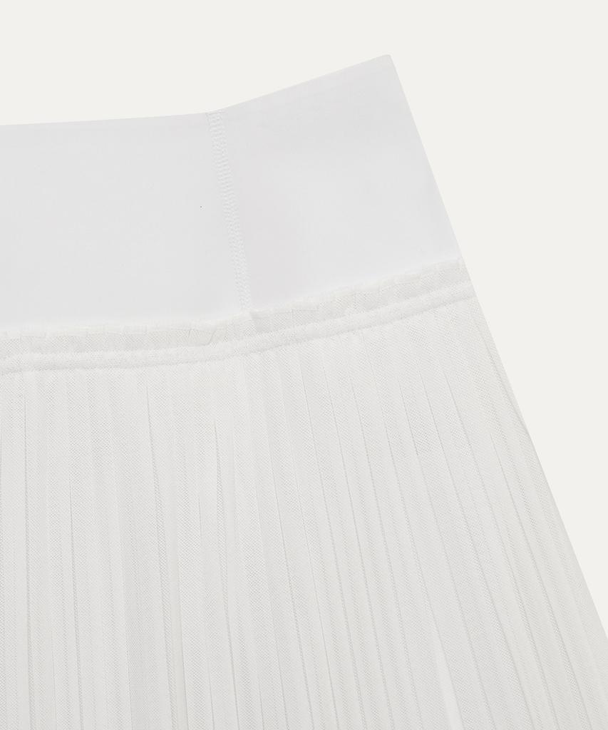 Wilseun Downtown Mesh Pleated Skirt W (2 Colors)