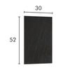 GLASS CUTTING BOARD 30x52 Basil