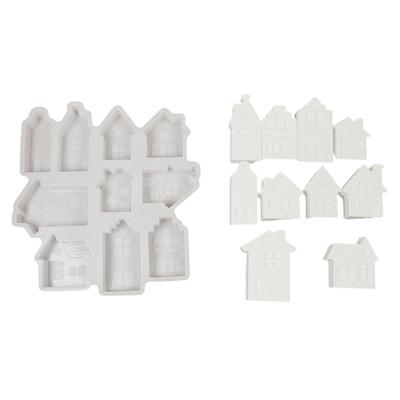 Reusable Silicone Moulds Small House Shape Silicone Texture Perfect for Hand-Making Enthusiasts and Family Activity