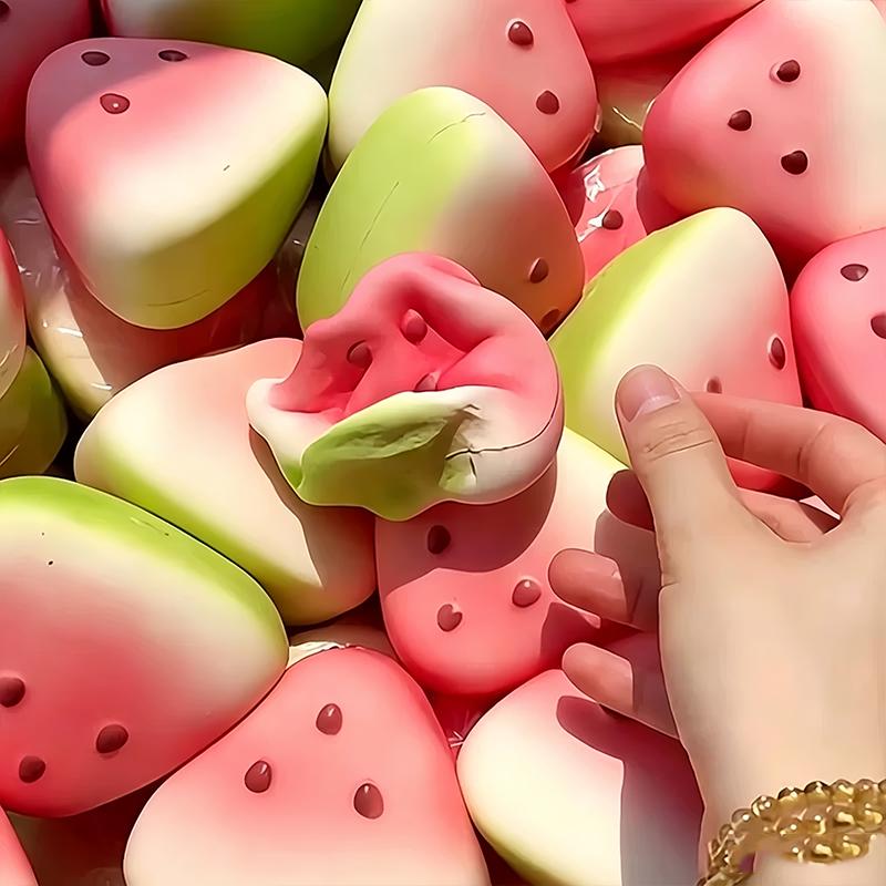 Squishy Watermelon Stress Ball Fidget Toy Soft Slow Rebound Watermelon Squeeze Toys Asmr Sensory Anti Stress Toys For Adults