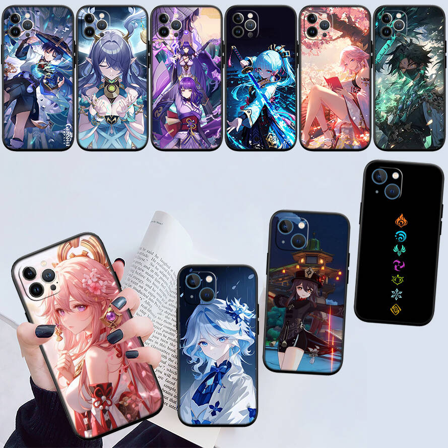 Genshin Impact Case for Samsung Note 20 10 S25 Plus Ultra Lite FE M20 M21 M30 M31 M51 A11 A26 A51 A52 A53 A56 A70 A71 A72 A73