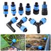 DN17mm Drip Tape Pipe Locked Connectors Straight/Elbow/Y-shape 3-way  Garden Irrigation Greenhouse Vegetable Watering Joint 1Pc