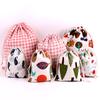 Neue Baumwolle Leinen Kordelzug Geschenk Tasche Kreative Muster Gedruckt Tragbare Lagerung Tasche Reise Süßigkeiten Make-Up Schuhe Schmuck Organizer