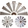 Windmühle, rustikale Bauernhaus-Windmühle, Wanddekoration, einzigartige Metallkunst für Zuhause, Schlafzimmer, Wohnzimmer, ländlicher Charme