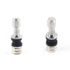 4pc Universal Car Tire Valve TR43E/TR48E Bolt-in Car Tubeless Wheel Tire Valve Stem Dust Cap Cover Vehicle Metal Straight Mouth Valve Stems 1