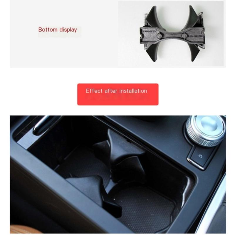 Adjustment Cup Hold Car Water Cup Hold ABS Cup Hold Practical & Long Service Beverage Rack Simple Installation for W204