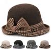 Middle Aged Elderly People's Hats Women Winter Mothers' Woolen Hats Thick Grandmother Cloth Basin Hats Spring Autumn Leisure Fisherman Hats