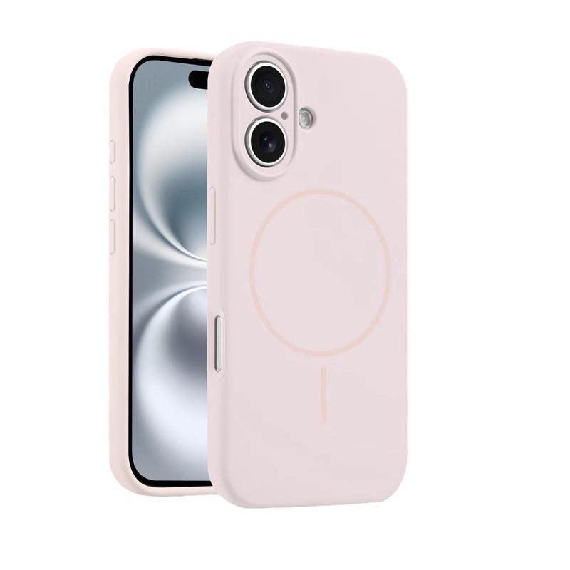 Capa Magnética de Silicone Líquido para iPhone 17 para Apple 16 Pro Max - Cobertura Total, Proteção Precisa da Lente