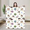 Crayons Shin Chans Anime Blanket Flannel Autumn/Winter  Portable Super Soft Throw Blankets for Sofa Bedroom Bedding Throws
