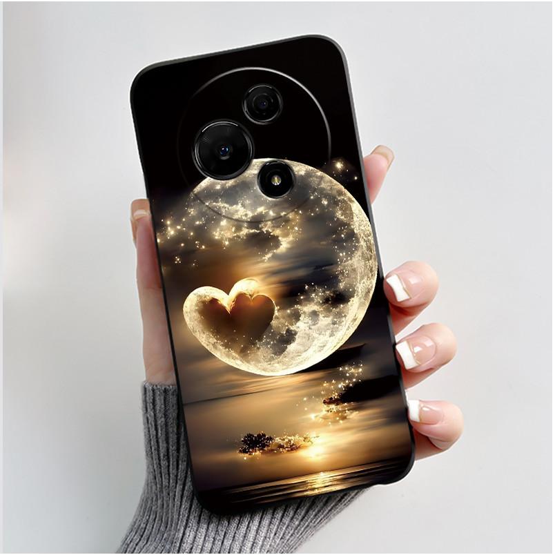 For TCL 60 NxtPaper 4G T626K / 60 SE NxtPaper 5G Casing Cute Love Rabbit Funny Black Soft Silicone Phone Case Shockproof Cover