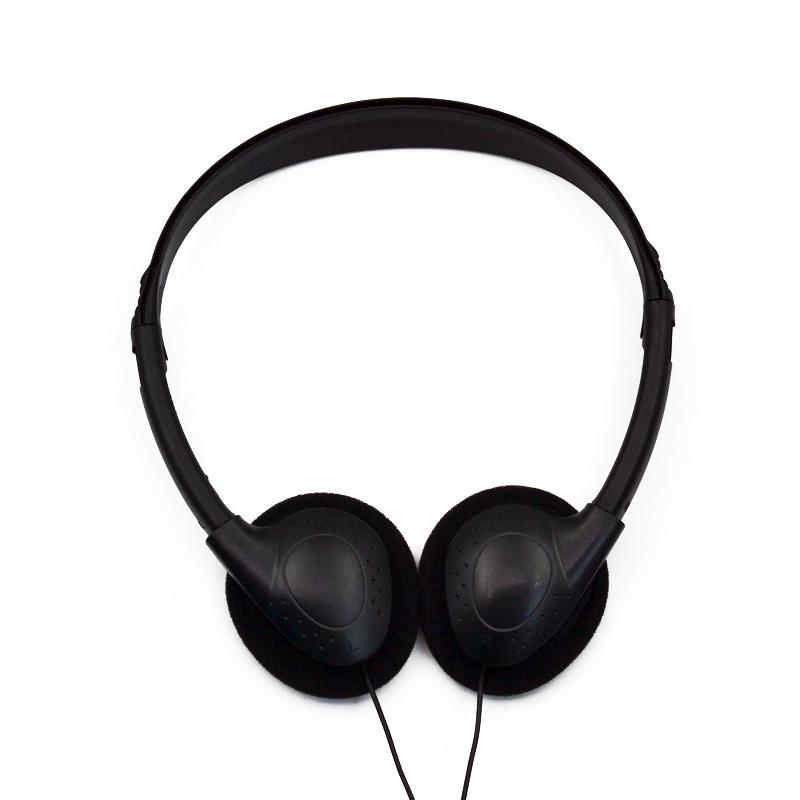 Head-mounted Computer Headset No Microphone Gaming Headset Noise Canceling Sports MP3 Earphone Wired Stereo Headset Universal