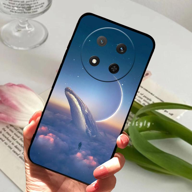 For Honor Magic7 Lite Case BRP-NX1 Luxury Painted Cover Soft TPU Silicone Cases For Honor X9C Magic7Lite X60 Pro X60Pro Fundas