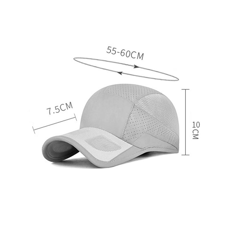 Summer Sunscreen Breathable Outdoor Quick-Drying Baseball Cap Unisex Adjustable Sports Sun Net Hat