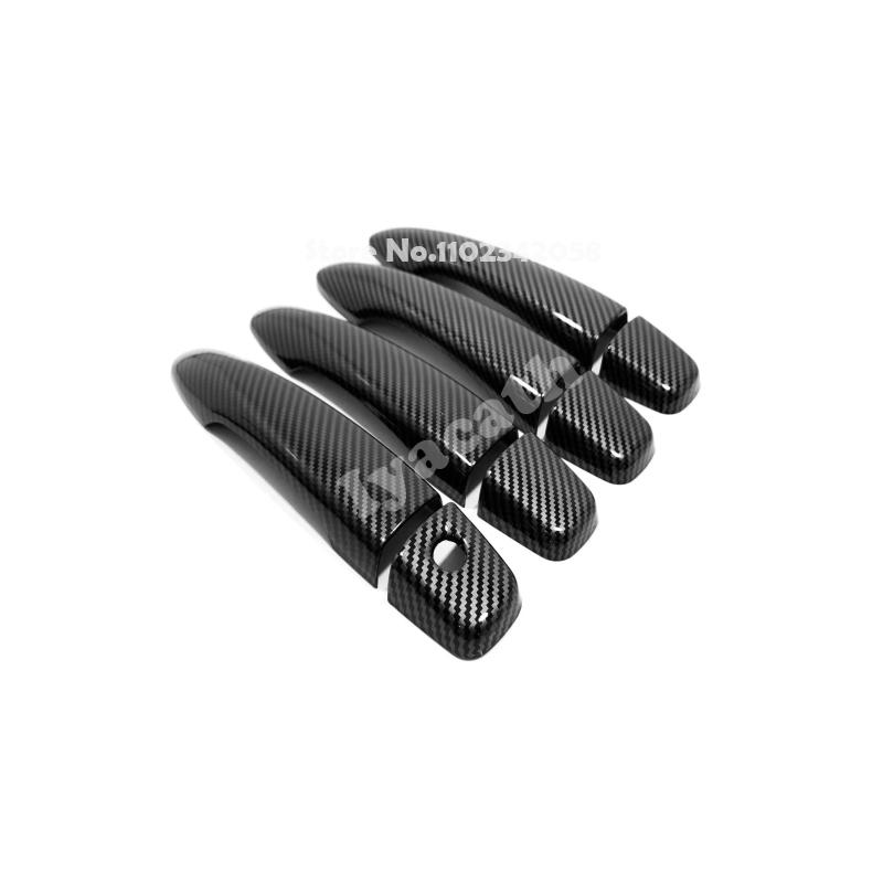 For Nissan Note E13 ABS carbonfiber Exterior Side Door Handle door Bowl sticker Cover Trim External accessories