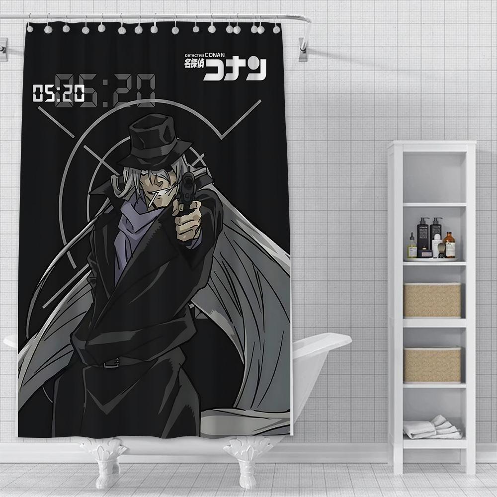 Duschvorhang Wasserdicht Polyesterstoff Farbe Bunt Badezimmer Vorhänge Detective Conan Heim Badezimmer Dekor Vorhang Mit Haken