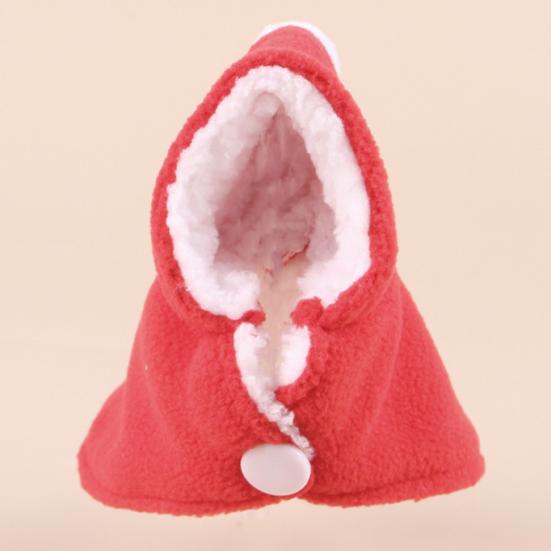 Vestiti per piccoli animali per pappagallo Costume invernale per uccelli Mantello caldo per pappagallo Scialle per animali domestici Cosplay Accessorio fotografico per pappagalli Parrocchetti ondulati