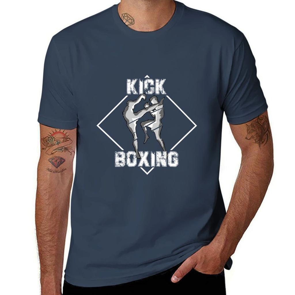 Kickboxing Tshirt Basic Casual Short Sleeve Cotton Shirt