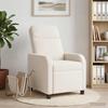Massage Recliner Cream Boucle