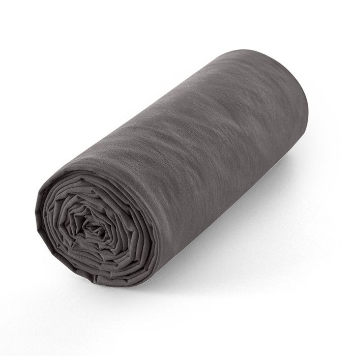 Fitted Sheet 90 X 190 Cm Depth 30 Cm "Premium" for Single Bed - 90x190+30 - Premium Slate