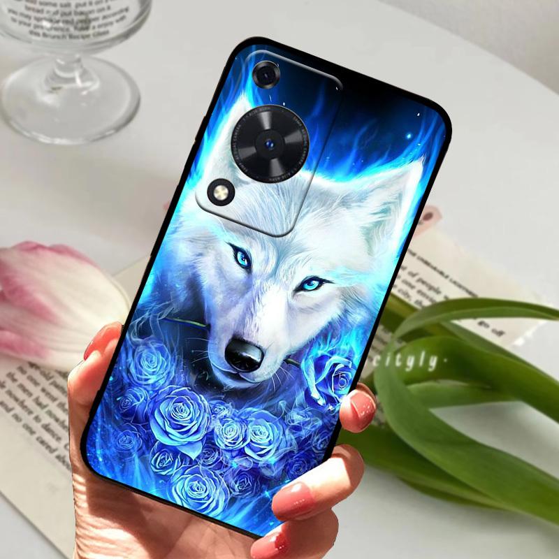 For Huawei Nova Y72S Y72 4G Case Cool Wolf Lion Silicone Back Cover For Huawei Nova Y63 Fundas NovaY72 Soft Shockproof Shell