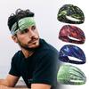 (Great home)Men's Solid Color Cross Yoga Hair Band Exercise Sweat Absorption Band