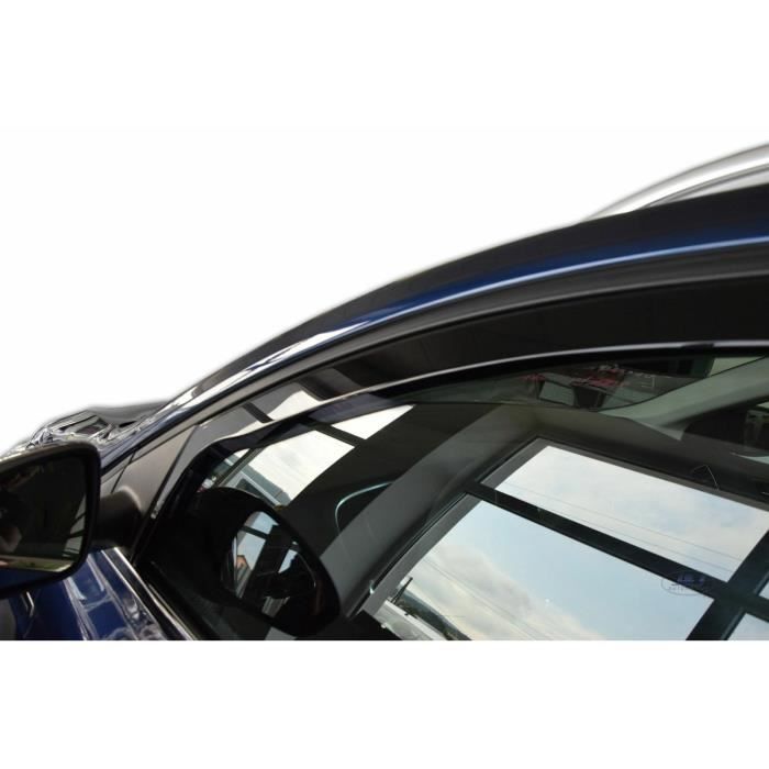 J&;J AUTOMOTIVE | Heko Air Deflectors Wind Deflectors For Renault Megane 4 Grandtour 2016-Pre