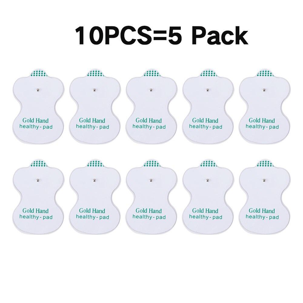 10/20PCS Replacement Tens Electrode Pads for Unit EMS Pulse Massage Machine Body Slimming Massager Self Adhesive Snap On