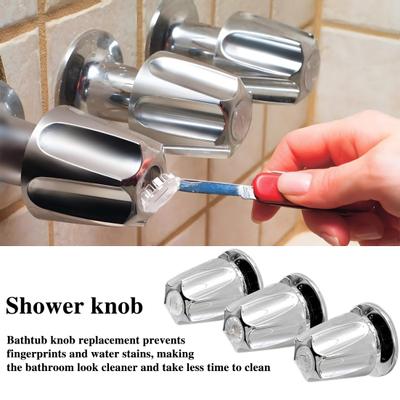 3Pcs Shower Knob Replacement for Price/pfister Verve Tub Shower Anti-Corrosion Anti-Rust Easy