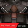 Auto Fußmatten Für Honda Civic 2009 2010 2011 Auto Innen Zubehör Auto Styling Benutzerdefinierte Teppich Fuß Auto