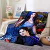 The Vampire Diaries 3D-gedruckte Flanell-Plüschdecke Bettüberwurf Sofa Faulenzerdecke Outdoor-Mittagspausendecke Reise-Bettbezug