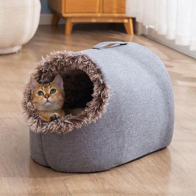 Nest Dog Sleeping Bed Warm for Indoor Outdoor Washable Kennel Pet Supplies