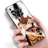 Coque de téléphone en silicone Anime Son Goku Ultra Instinct Pour Xiaomi Redmi Note 10 10T 10S 9S 8T 9 8 7 Pro Max 9A 9C 9T Noir Coque Souple