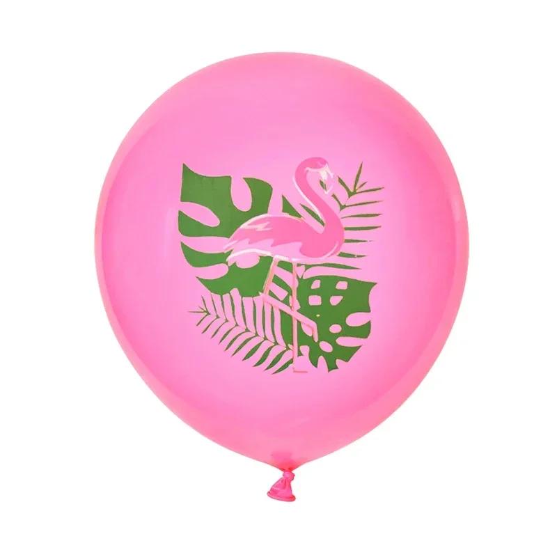 12 Stück 12 Zoll Hawaiianische Aloha Tropische Luau Latexballons für Sommer Strand Geburtstag Bar Party Hochzeit Zubehör