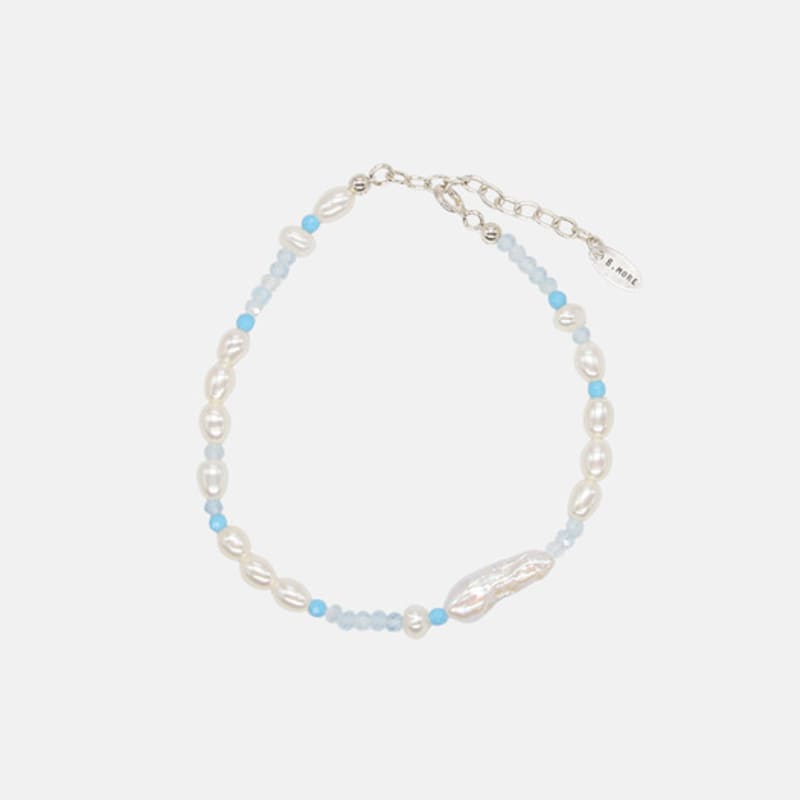 EIGHTMORE blaues Harmonie Silberarmband