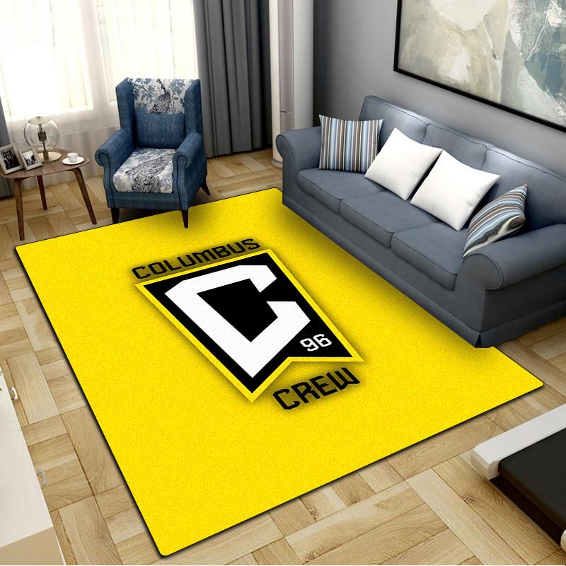 Colombus Crew FC Carpet Rug for Living Room Bedroom Home Sofa Decoration, Kids Play Non-slip Floor Mat